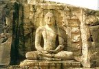 Seated Statue at Gal VIhara Polonnaruwa